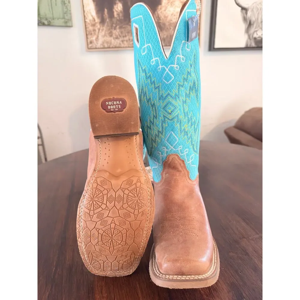 New With Tags Nocona Cowboy Genuine Leather Boots Men's Size 10